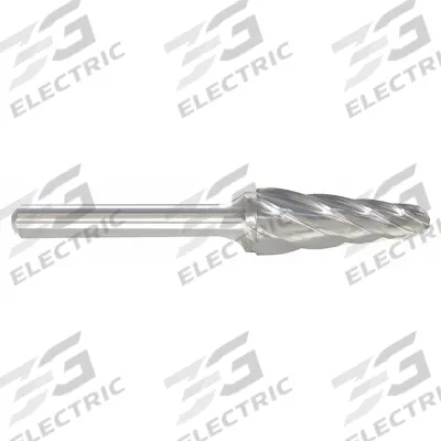 Grainger Carbide Bur: Ball-Nosed Cone - Aluminum-Cut Ball-Nosed Cone Burs