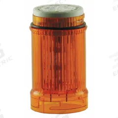 EATON Tower Light Module: Flashing, 24V AC/24V DC, Amber, 43 mm Overall Dia, 3 in Overall Ht, SL4 (MPN SL4-BL24-A). Key specifications — Brand: EATON; Compatible with Series: SL4; Lens Color: Amber; Operating Voltage: 24V AC; Manufacturer Part Number: SL4-BL24-A.