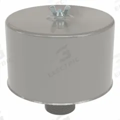 SOLBERG Filter Silencer: 2 1/2 in Inlet Size, 195 scfm, 7.5 in Overall Ht, 7.75 in Outside Dia (MPN F-30P-250). Key specifications — attr60071: F-30P-250; attr60074: SOLBERG.