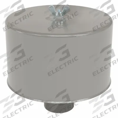SOLBERG Filter Silencer: 2 1/2 in Inlet Size, 195 scfm, 7.5 in Overall Ht - Air Compressor Intake Filters & Silencers