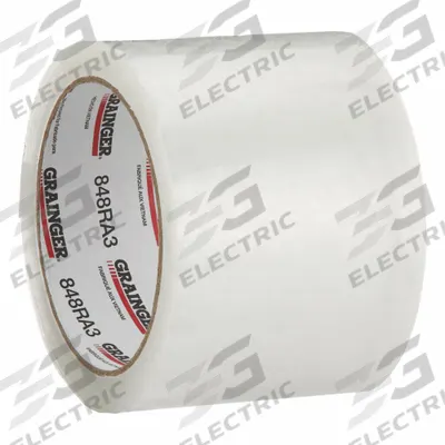 GRAINGER Acrylic Packing Tape: 2.1 mil Tape Thick, 3 in x 55 yd, 3 in, Clear, SD - Medium-Duty Acrylic Tape