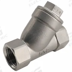 APPROVED VENDOR Check Valve: Piston, Y-Style Valve Body, 1 1/4 in Pipe Size, FNPT x FNPT, Female (MPN 06H051N03114). Key specifications — Brand: APPROVED VENDOR.