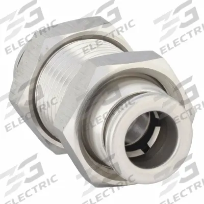SMC Push-Fit Union Fitting: 3/8 in OD x 3/8 in OD Size, Push-to-Connect x Push-to-Connect - Stainless Steel Tube Fittings