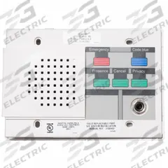 CREST HEALTHCARE SUPPLY Single Patient Station: 5 1/2 in Overall Wd, PSM54-B-D. Key specifications — Standards: UL Listed; Manufacturer Part Number: PSM54-B-D; Color: White; Brand: CREST HEALTHCARE SUPPLY; Call Station Type: Single Patient Station; Station Type: Patient Stations.