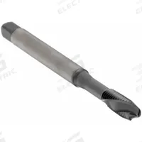 WIDIA GTD Spiral Flute Tap: M5x0.8 Metric, D4 / 6H, 2 Flute, Plug Chamfer, TiN+CrC/C Coated Cobalt (MPN GT725040)