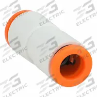 SMC Push-Fit Union Fitting: 1/8 in OD x 1/8 in OD Size, Push-to-Connect x Push-to-Connect, Brass (MPN KQ2H01-00A). Key specifications — Brand: SMC.