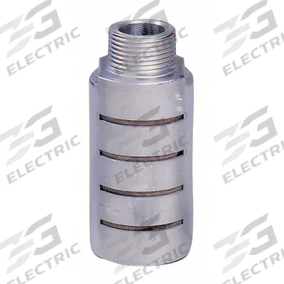 ARROW PNEUMATICS Male Alum Pneumatic Silencer,1/2": 1/2 in NPT, 1 in Hex Size - Pneumatic Exhaust Silencers / Mufflers
