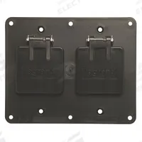 LEGRAND Outlet Box Plate: Portable Outlet Box Cover, Portable Outlet Boxes, 2 Gangs, 3R, Black (MPN 3263WBK). Key specifications — Color: Black; Brand: LEGRAND.