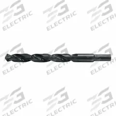 CLE-LINE Reduced Shank Drill Bit: 15/32", 135° Split Point, Black Oxide HSS (MPN C20636). Key specifications — attr1225567: 0.4688.