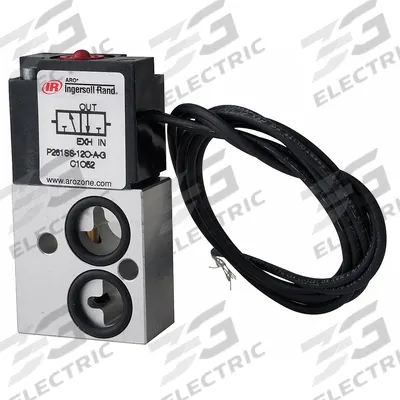 ARO Solenoid Air Control Valve: Premair, Three-Way / Two-Position, 120V AC - ARO PremAir Series Solenoid-Operated Inline Air Control Valves