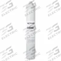 NEPHROS Quick-Connect Water Filter: 1 micron, 2.5 gpm, 17 in Overall Ht, 3 in Overall Dia (MPN 70-14150-E60). Key specifications — Product Type: Quick-Connect Water Filter; Filter Media: Carbon; Brand: NEPHROS; Reduces: Chlorine Taste.