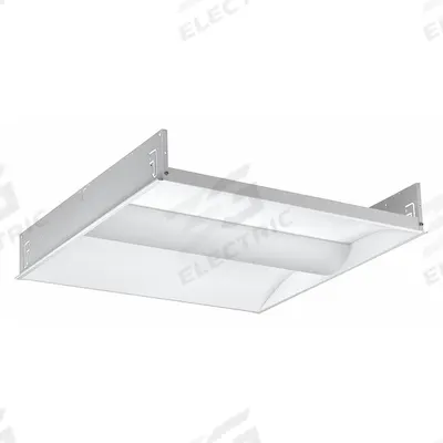 COLUMBIA LIGHTING Recessed Troffer: 2 ft Lg, 2 ft Wd, 4,466 lm, 4000K, 39 W - 2 ft. x 2 ft. LED Center-Basket Troffers