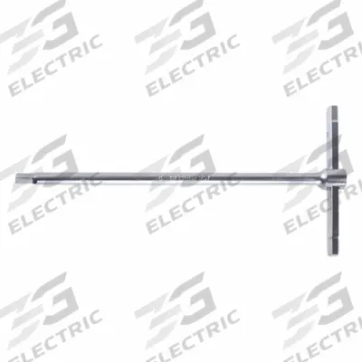BETA Hex Key: 0 Ball Ends, 10 mm Tip Size, Metric, Long, Alloy Steel, Satin - T-Shaped Hex Keys