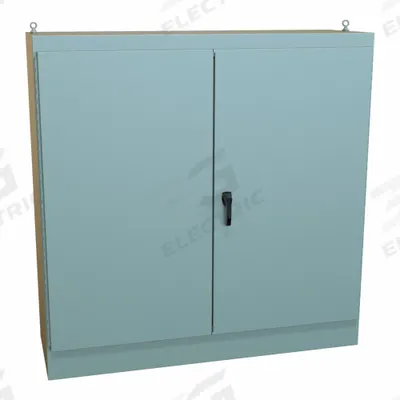 HAMMOND Enclosure: Steel, 72 in x 72 in x 24 in, NEMA 12, Solid Cover, Hinged - Steel Dust-Tight Enclosures