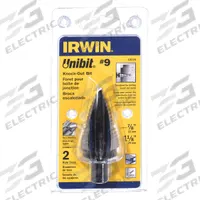 IRWIN Step Drill Bit: 7/8" to 1-1/8", Black Oxide HSS, 3-Flats Shank (MPN 10239). Key specifications — attr1234936: Not Impact Rated.