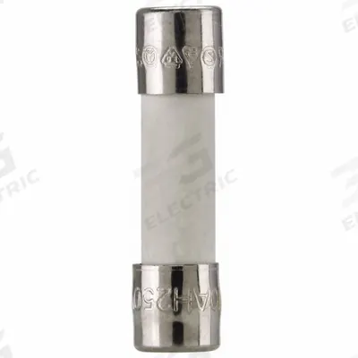 BUSSMANN Fuse: S501 Series, Fast-Acting, 2 A, 250 V AC, Non-Indicating - Fast-Acting Cylindrical Fuses