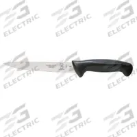 MERCER CUTLERY Fillet Knife: Flex, 7 in Overall Lg, Steel Blade, Santoprene/Polypropylene Handle (MPN M22807). Key specifications — Sub-brand: Millennia; Brand: MERCER CUTLERY; Blade Material: Steel; Blade Type: Flexible; Edge Style: Sharp Edge; Forged/Stamped: Stamped; Handle Color: Black; Handle Material: Santoprene/Polypropylene.