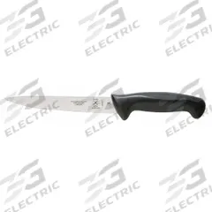 MERCER CUTLERY Fillet Knife: Flex, 7 in Overall Lg, Steel Blade, Santoprene/Polypropylene Handle (MPN M22807). Key specifications — Sub-brand: Millennia; Brand: MERCER CUTLERY; Blade Material: Steel; Blade Type: Flexible; Edge Style: Sharp Edge; Forged/Stamped: Stamped; Handle Color: Black; Handle Material: Santoprene/Polypropylene.