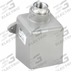 HUBBELL Back Box: For UL 1686 Pin & Sleeve Devices, 60 A, 1 in, Dead End Hub, 15° (MPN MB601W). Key specifications — Brand: HUBBELL; Material: Aluminum.