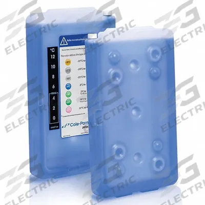 COLE-PARMER Cold Pack: 10 7/8 in Overall Lg, 6 1/8 in Overall Wd, 2 3/8 in Overall Ht - Specimen Transport Coolers