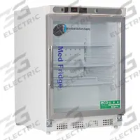 AMERICAN BIOTECH SUPPLY Lab Refrigerator: 4.6 cu ft, Undercounter, 2°C to 7°C, 25 1/2 in Overall Dp (MPN PH-ABT-HC-UCBI-0404G). Key specifications — Door Opening Style: Right; Color: White; Alarm Type: Temperature; Manufacturer Part Number: PH-ABT-HC-UCBI-0404G; Brand: AMERICAN BIOTECH SUPPLY; Product Type: Lab Refrigerator; Door Type: Swing Glass; Refrigerant Type: R-600a.