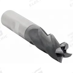 WIDIA HANITA Square End Mill: Carbide, TiAlN Coated, 4 Flute, 7/8" Mill Dia, 2-1/4" LOC, 5" OAL (MPN I4S0875W225L)