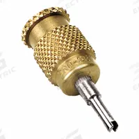 PRO-SET Valve Core Tool Kit: 4 in Lg, Brass (MPN TLVC1). Key specifications — Product Type: Valve Core Tool Kit; Brand: PRO-SET; Body Material: Brass; Manufacturer Part Number: TLVC1.