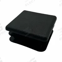 HADRIAN Square Black Plug: Chrome Zamac, Plastic, 1 1/4 in Overall Ht, 1 1/4 in Overall Wd (MPN 610070). Key specifications — Compatible Partition Material: Stainless Steel; Material: Chrome Zamac; Finish: Plastic; Component Type: Square Black Plug; Brand: HADRIAN.