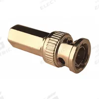 VITEK Coaxial Twist Connector: Male, Connector, Silver, Twist-On, RG-59, 1 GHz Max Freq, BNC, 100 PK (MPN VT-BNC-TWST-ML100). Key specifications — attr930438: Connector; attr930422: VITEK; attr930423: Silver; attr930429: Chrome Plated; attr930430: Male.