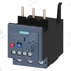 SIEMENS Overload Relay: Thermal Protection, 3 Poles, 1NO/1NC, Frame Size S2, 28 A – 40 A (MPN 3RU21364FB0). Key specifications — Brand: SIEMENS; Auxiliary Contact Form: 1NO/1NC; Compatible Contactor Series: SIRIUS; Terminal Connection Type: Screw Terminals; Frame Size: S2; Maximum Voltage Rating: 690V AC; Phase Loss Sensitivity: No; Thermal Units Required: None (Relay Includes Integrated Bimetallic Elements).