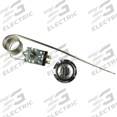 ROBERTSHAW Electric Thermostat: 100°F to 450°F Temp Range, 100 to 450 Dial, 60 in Capillary - Electric Cooking Thermostats