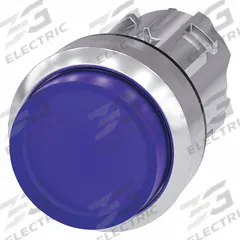 SIEMENS Mushroom Head Push Button: Red, 22 mm Mounting Size, Non-Metallic, Momentary (MPN 3SU1051-0BB50-0AA0). Key specifications — Brand: SIEMENS; Action: Momentary; Series: 3SU; Push Button Material Type: Non-Metallic.