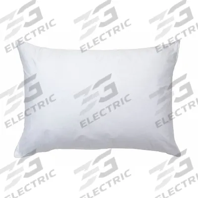 SURE CHECK Pillow: Vinyl, 26 in Overall Lg, 20 in Overall Wd, 18 oz Fill Wt, Cluster Fiber - Poly-Cotton Blend-Cover Pillows
