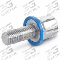 Hygienic Hex Head Screws: Stainless Steel, Partially Threaded, M16, 38 mm Min Thread Lg, Grade 316L (MPN 1580-M16-70-PL-E). Key specifications — Brand: JW WINCO; Washer Type: FDA-Approved Pre-Mounted Sealing.