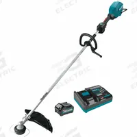 MAKITA String Trimmer Kit: 17 in Cutting Wd, Drive Shaft Shaft, 73 in Shaft Lg, Not Capable, 30 cc (MPN GRU03M1). Key specifications — attr975803: 73 in; attr975783: MAKITA; attr975787: 17 in; attr975804: Drive Shaft; attr975780: 4.0 Ah; attr987328: No.