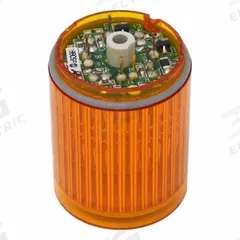 PATLITE Tower Light Module: Steady, 24V DC, Amber, 30 mm Overall Dia, 35 mm Overall Ht, MP/MPS (MPN B72100182-2F1). Key specifications — Brand: PATLITE; Compatible with Series: MP/MPS; Lens Color: Amber; Operating Voltage: 24V DC; Manufacturer Part Number: B72100182-2F1.