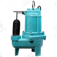 LITTLE GIANT Sewage Ejector Pump: Cast Iron, Single Phase, 2/5 hp, 115V AC, 2 in Max. Dia. Solids (MPN 509411). Key specifications — Impeller Material: Thermoplastic Elastomer; Rated Voltage: 115V AC; Brand: LITTLE GIANT; Discharge Orientation: Vertical; Switch: Integral Vertical Float.