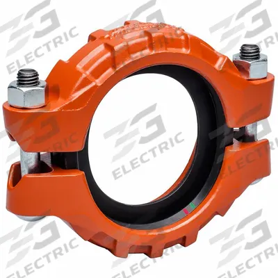 VICTAULIC Clamp Coupling: Flex Bolted Clamp, 8 in x 8 in, Ductile Iron - Grooved Pipe Couplings