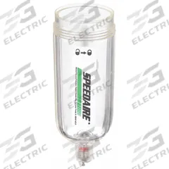 SPEEDAIRE Air Filter Bowl: Polycarbonate, 1AKG5. Key specifications — attr111689: 1AKG5; attr111695: Polycarbonate; attr111692: SPEEDAIRE.