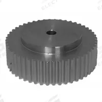DAYTON Timing Pulley: Trapezoidal, Plain, For T5 Timing Belt Section, For 16 mm Belt Wd, 60 Teeth (MPN 27T5/60-0). Key specifications — Brand: DAYTON; Tooth Profile: Trapezoidal; Finish: Plain.