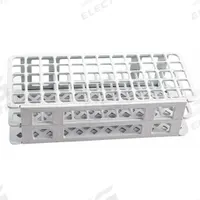 Tube Rack: 4 1/4 in Overall Wd, 2 5/8 in Overall Ht, 9 5/8 in Overall Lg, Polypropylene, White (MPN 225655-0000). Key specifications — Material: Polypropylene; Mounting Location: Benchtop; Color: White; Product Type: Test Tube Rack; Total Holding Capacity: (60) Tubes; Brand: DYNALON.