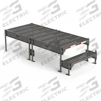 EGA Work Platform: 18 in Platform Ht - Max, 34.6 in x 76.8 in, Steel, 500 lb Load Capacity (MPN CW1-18-2-6). Key specifications — Folding: Not Foldable; Mobility: Stationary; Use Location: Indoor; Brand: EGA; Color: Gray; Exit Direction: Forward; Height Adjustability: Adjustable Height; Includes Handrails: Handrails Not Included.