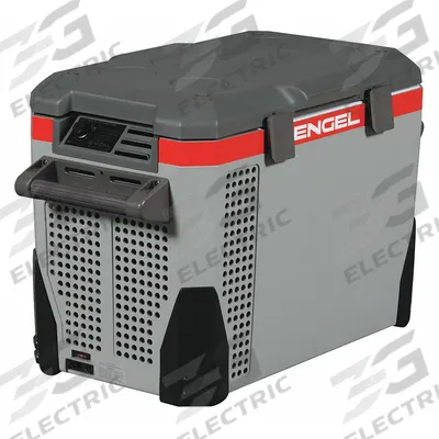 ENGEL Marine Chest Cooler: Gray, 24 Cans, 40 qt Cooler Capacity - Refrigerated Chest Coolers