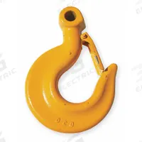 HARRINGTON Top Hook Assembly: Electric Chain Hoists, 6,000 lb Compatible Load Capacity, SNER (MPN ER1DR1001). Key specifications — Compatible Hoist Type: Electric Chain Hoists; Product Type: Top Hook Assembly; Compatible Series: SNER; Manufacturer Part Number: ER1DR1001; Included Components: Safety Latch.