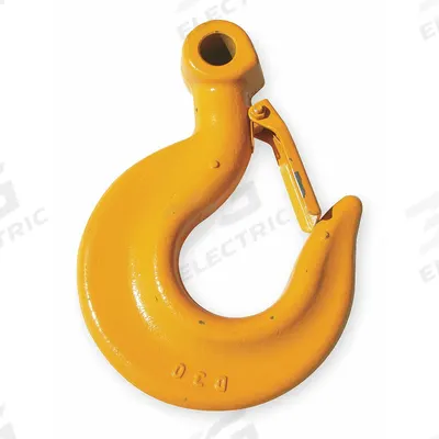 HARRINGTON Top Hook Assembly: Electric Chain Hoists, 6,000 lb Compatible Load Capacity - Top Hooks for Hoists