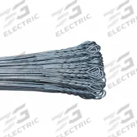 APPROVED VENDOR Bale Tie: Galvanized, Galvanized, 11 ga Wire Gauge, 0.1205 in Wire Dia, 125 PK (MPN 1911G125CO). Key specifications — Material: Steel; Number of Loops: Single Loop; Brand: APPROVED VENDOR.