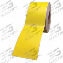 CRANE CONSUMABLES Printer Label: 4 in Label Wd, 6 in Label Ht, Yellow, 3 in Core Dia., 4 PK (MPN 4060DC-PYEL1Mr). Key specifications — Brand: CRANE CONSUMABLES; Label Color: Yellow.