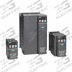 SIEMENS Variable Frequency Drive: In Phase Single, 1/4 hp, 1.6 A Output Current - Max, IP21, Compact (MPN RT0002-21N). Key specifications — Style: Compact; Color: Black/Blue/Gray.
