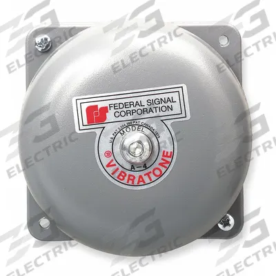 FEDERAL SIGNAL Bell: Bell Sound, 120V AC, Indoor/Outdoor - Bell Alarms