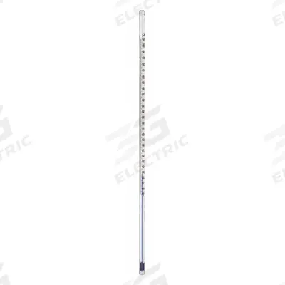 EVER-SAFE Liquid In Glass Thermometer: -10°C to 260°C, Partial Immersion - Partial-Immersion Liquid-in-Glass Lab Thermometers